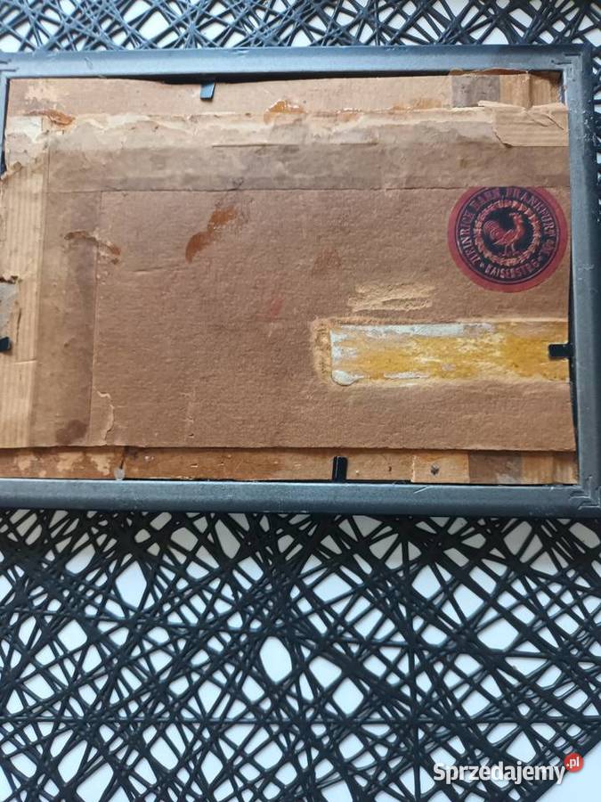 Stara akwarela Malarstwo pomorskie Malbork