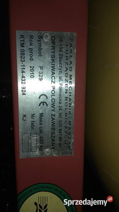 Opryskiwacz Biardzki P329 300L 10m Kępno