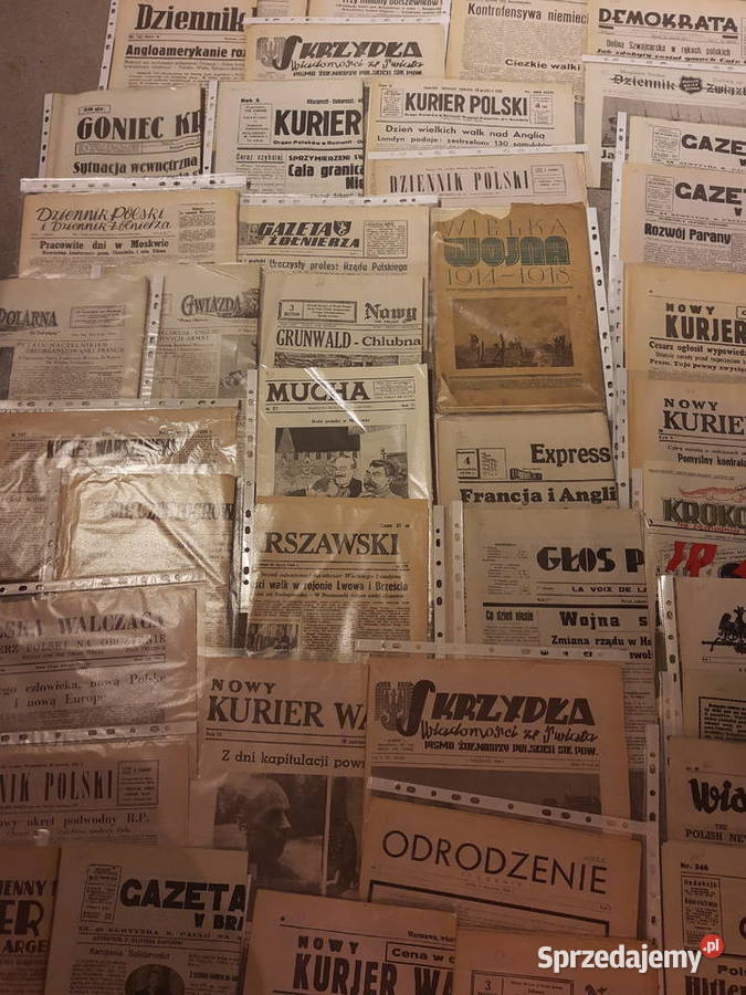 Gazety PRL 1939r orginalne Kampinos sprzedam