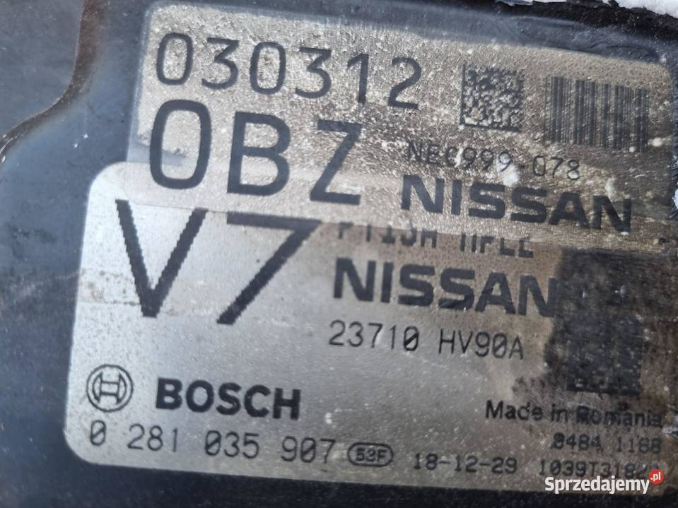 KOMPUTER SILNIKA NISSAN QASHQAI II J11 Komputery