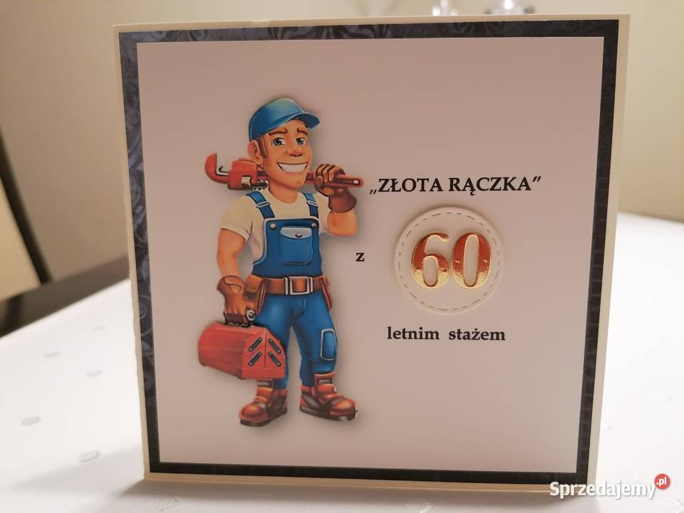 Kartka na 60 lat z humorem Strzebiń