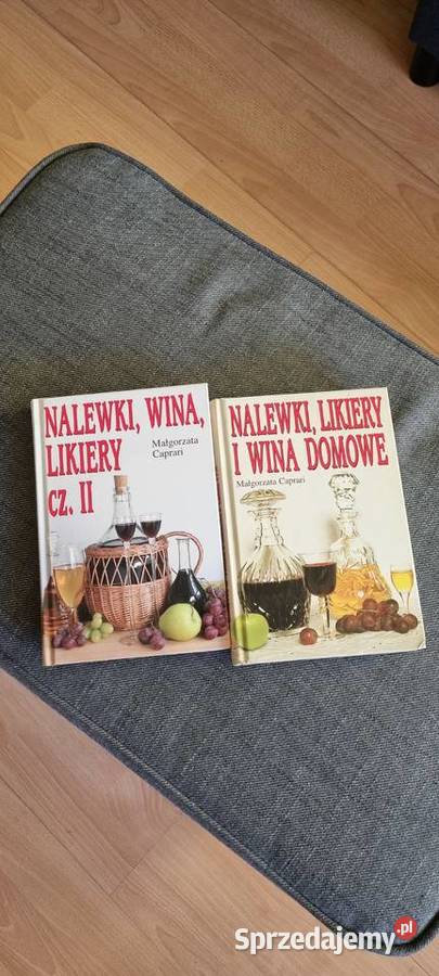 Książki nalewki wina likiery Poradniki, albumy i reportaże