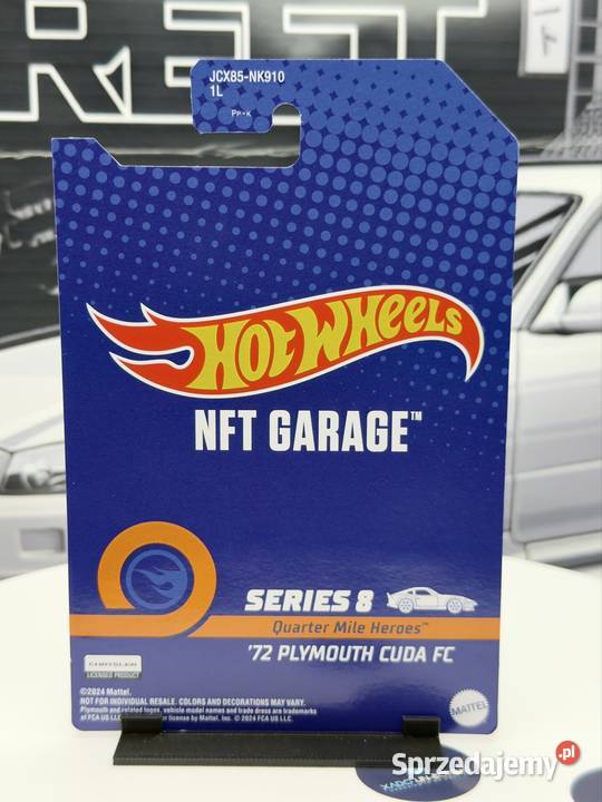 Hot Wheels NFT 72 Plymouth Cuda FC BOX 24 Wrocław