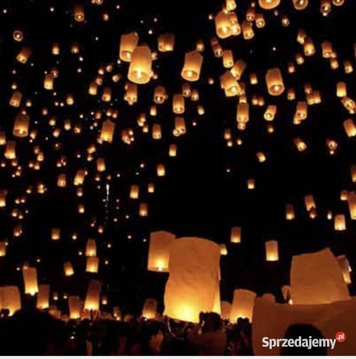 LAMPIONY Latające SZCZĘŚCIA LAMPION ŻYCZEŃ Świebodzice