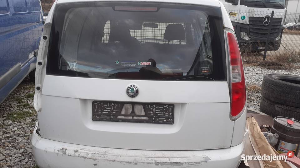 SKODA PRAKTIK ROOMSTER KLAPA z szyba czesci Wrocław