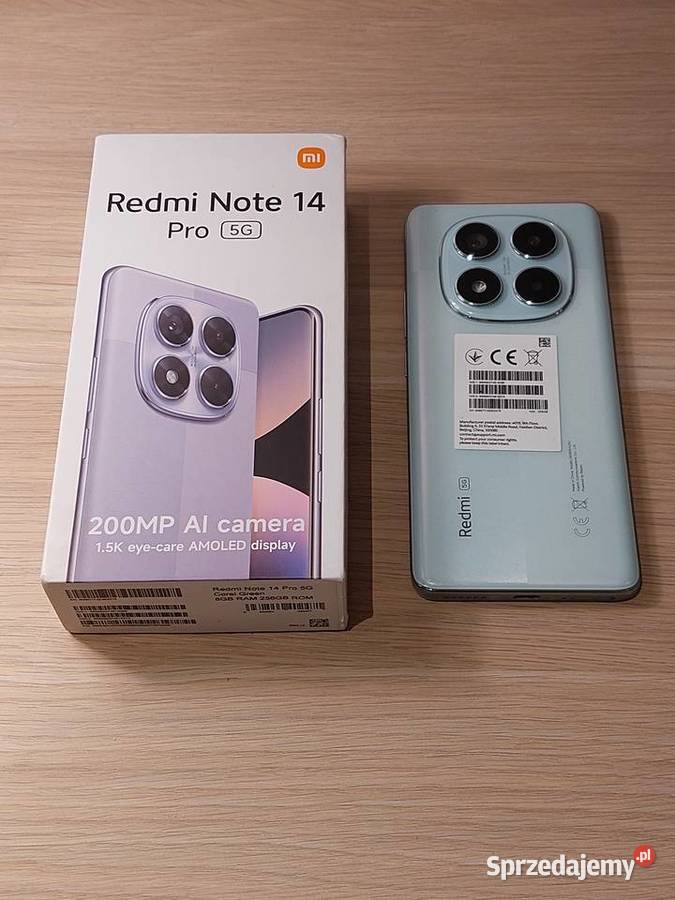 Xiaomi Redmi Note 14 Pro 5G 256GB Idealny Stan Xiaomi mazowieckie Warszawa