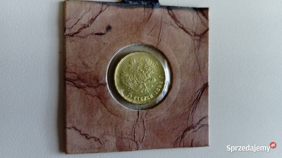 Moneta 5 rubli 1898 r Mosina