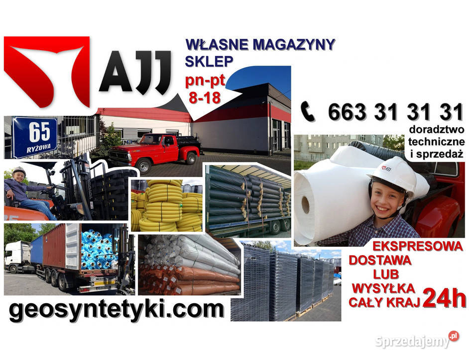 Folia EPDM geomembrana izolacja z USA AJJ 1525m Warszawa