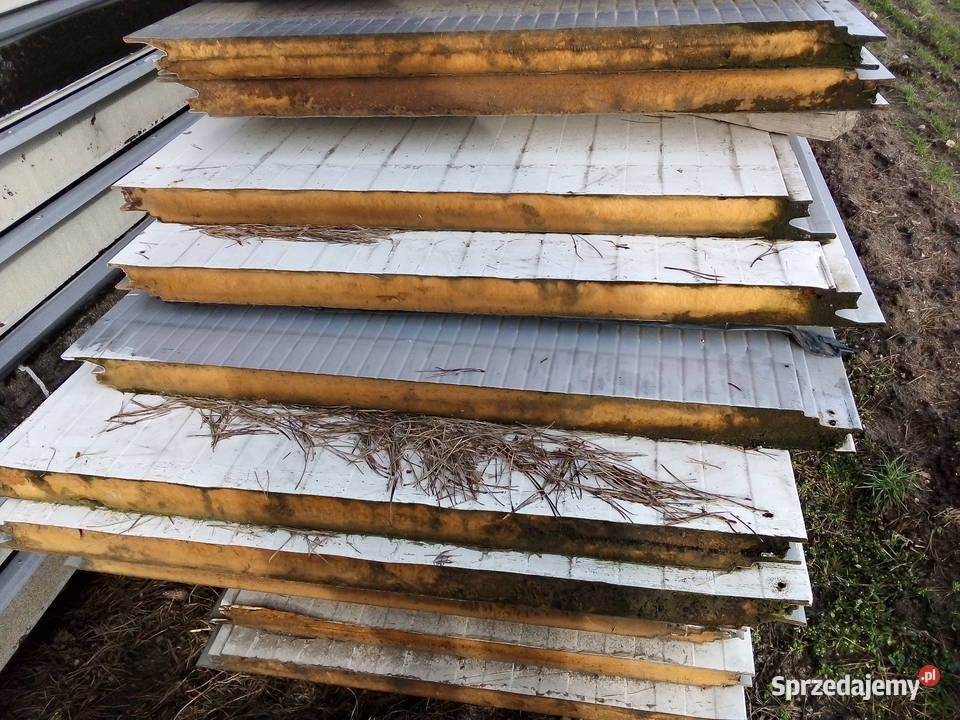 Płyta warstwowa obornicka ścienna 6 gruba blacha wielkopolskie Pakosław sprzedam