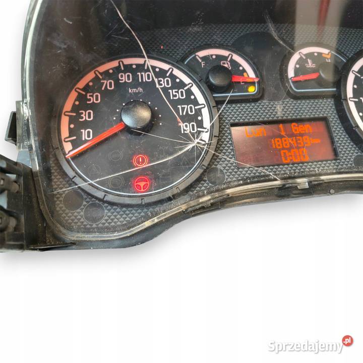 LICZNIK ZEGARY Fiat Panda II LIFT 12 8V Benzyna Wyposażenie wnętrza Chełm