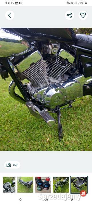 Yamaha virago 125 9kw czarny Yamaha Szczepanów