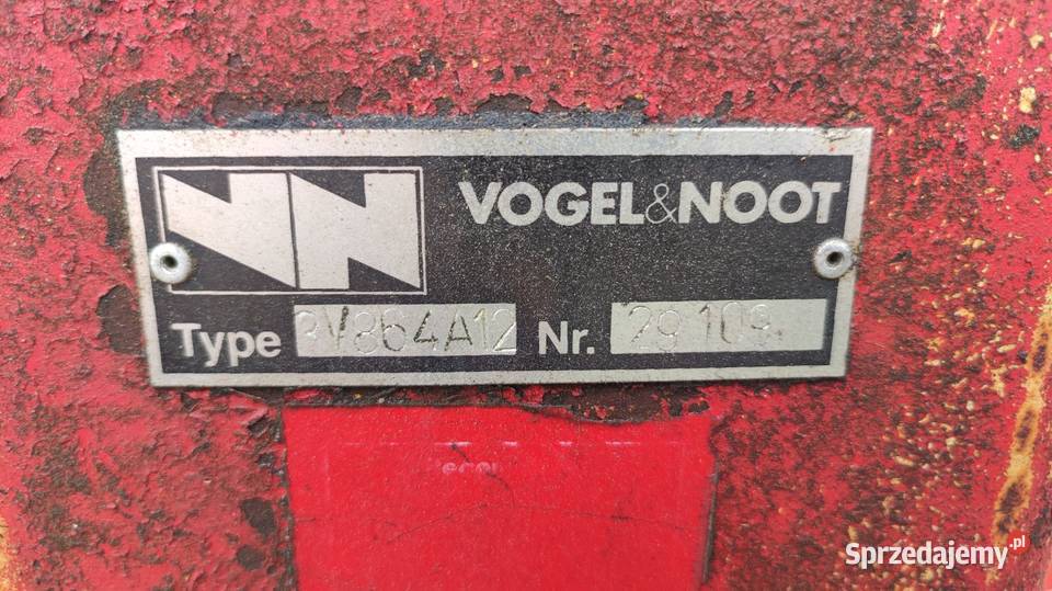 Pług obrotowy VogelNoot 4skiby nieuszkodzony wielkopolskie Brzostów