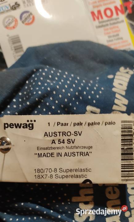 Łańcuchy antypoślizgowe do wózków