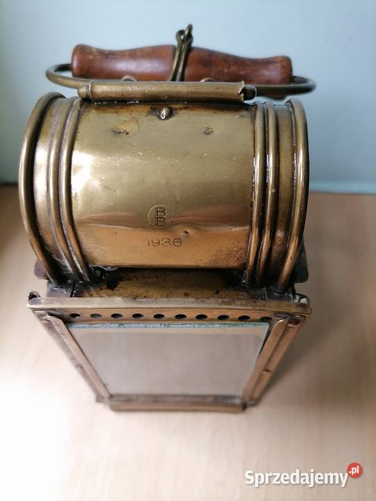 Niemiecka wojskowa lampa karbidowa z lat 30 tych Kraków