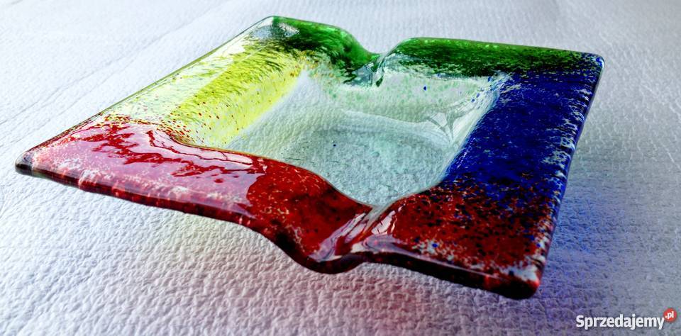 ŚWIECZNIK POPIELNICZKA szkło SZKLANA MURANO Kraków