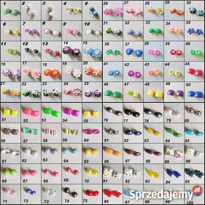 KOLCZYKI hurt 300 par 50 groszy Knurów