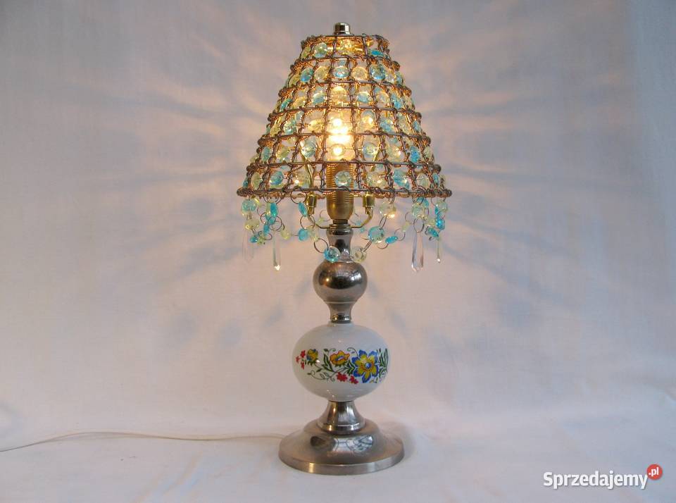 Lampka inox Koraliki Kryształki zachodniopomorskie Szczecinek