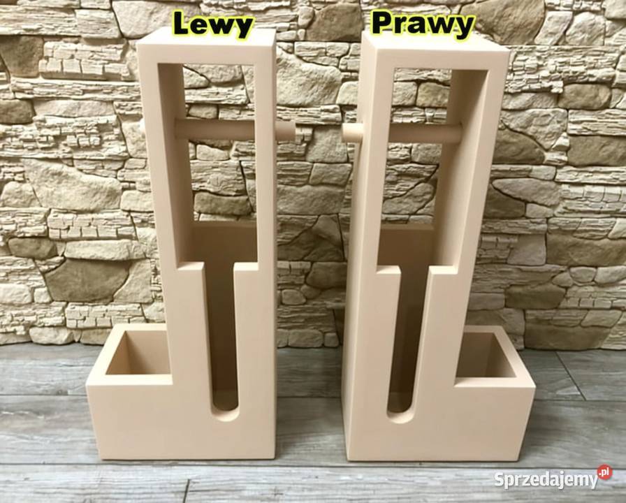 Stojak na papier toaletowy uchwyt pojemnik Dębica
