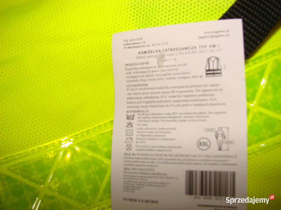 Służba Celna kamizelka ostrzegawcza Pruszcz Gdański