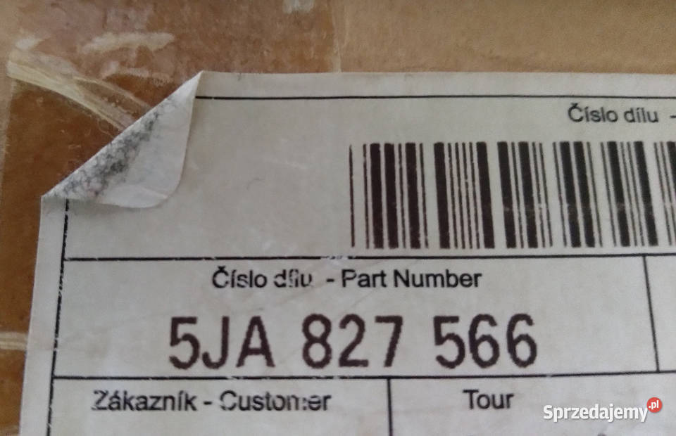 KAMERA COFANIA SKODA RAPID 5JA827566 osobowe Żukowo