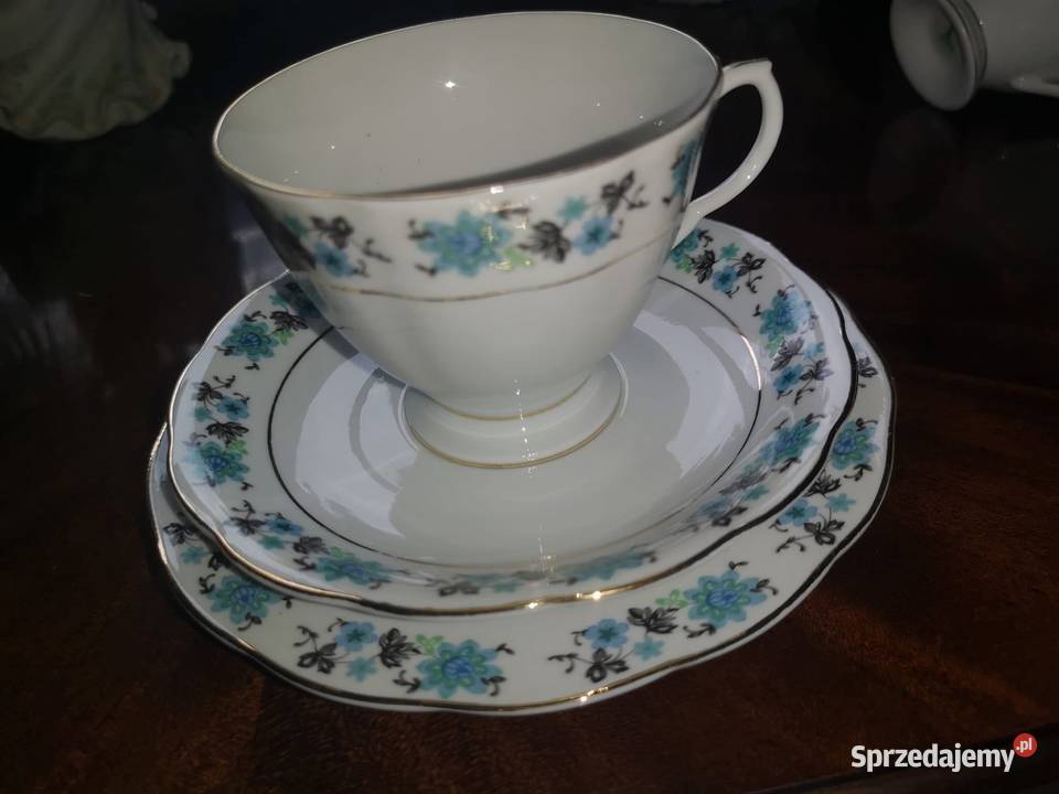 Filiżanka z talerzykiem Madę in Cina Gdańsk sprzedam