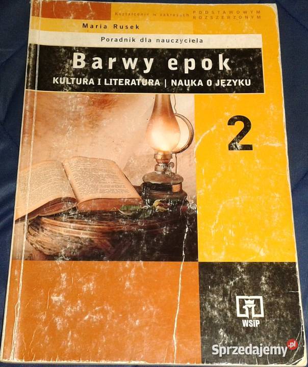 Barwy epok 2 Nauka o języku Marta Rusek sprzedam