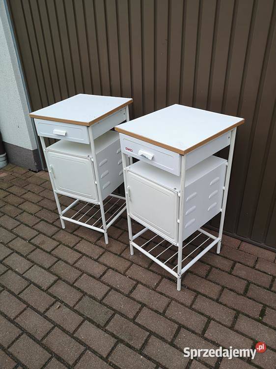 Stoliki Szafka Metalowa Medyczna Stara Szpitalna Swarzędz