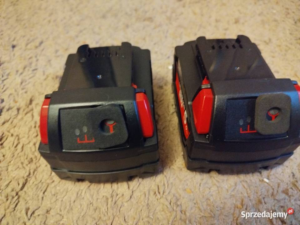 Bateria 2 sztuki Milwaukee m18 komplet podkarpackie Rzeszów