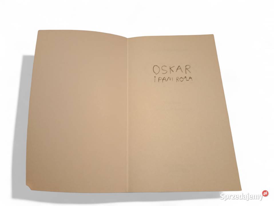 EricEmmanuel Schmitt Oskar i Pani Róża wyd Znak
