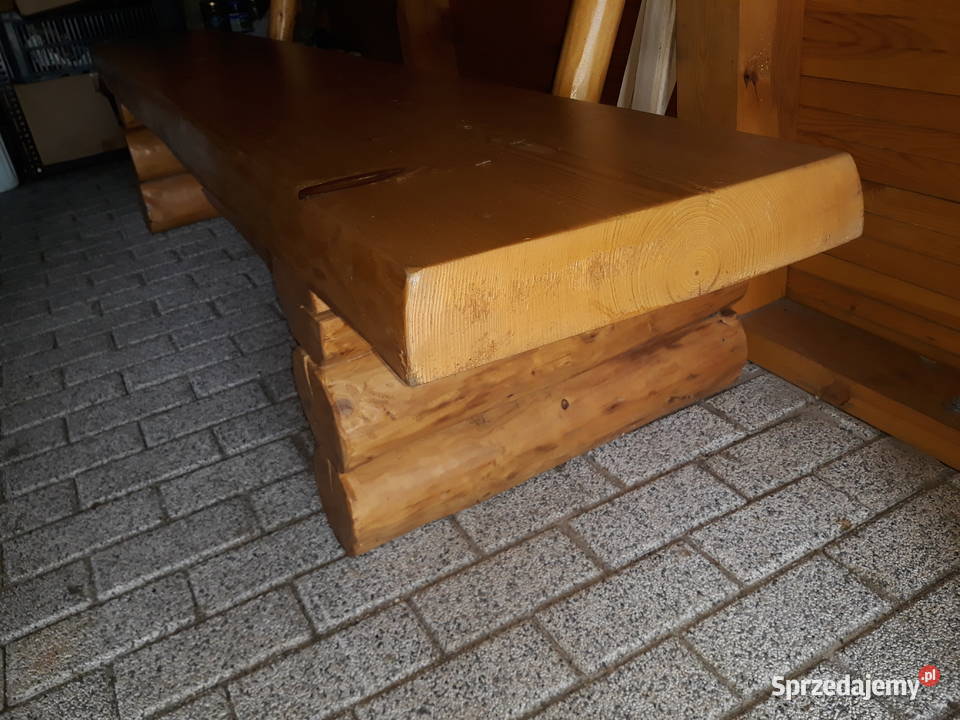Ławka z bali śląskie Mikołów