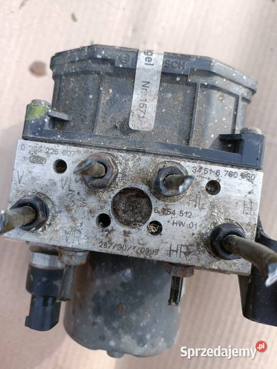 Pompa abs sterownik 0265225007 6754512 BMW 7 E65 osobowe lubuskie Drezdenko