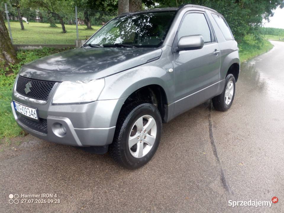 Suzuki Grand Vitara 19 ddis 2007 3drzwi Rok produkcji 2007 Barciany sprzedam