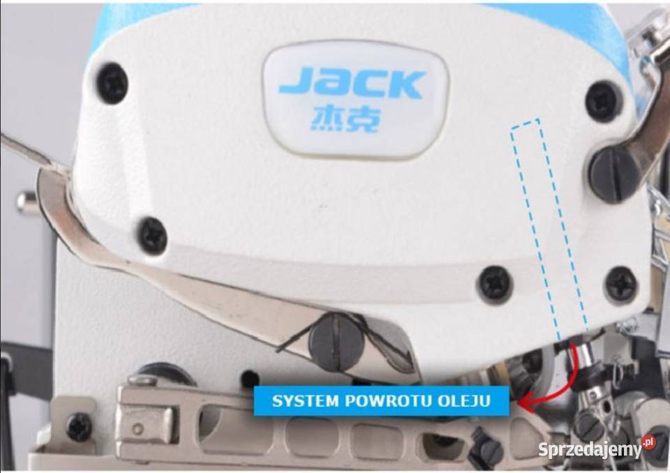 Owerlok JACK E43 3nitkowy bez automatyki łódzkie Kutno