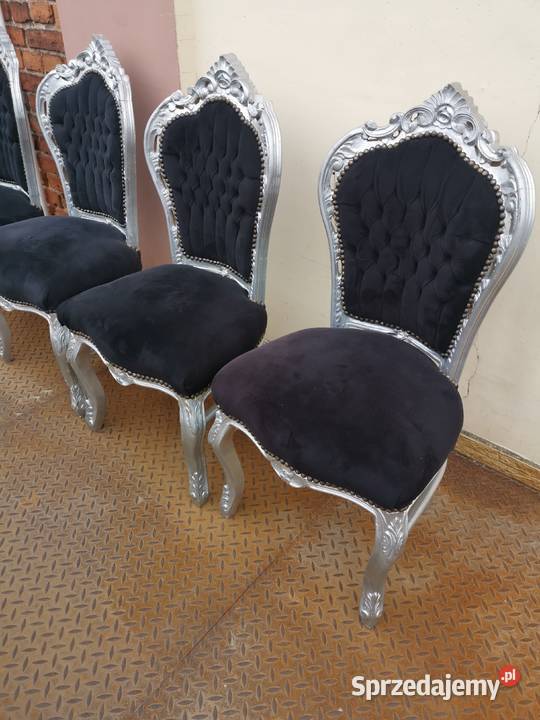 Krzesła barokowe 4szt