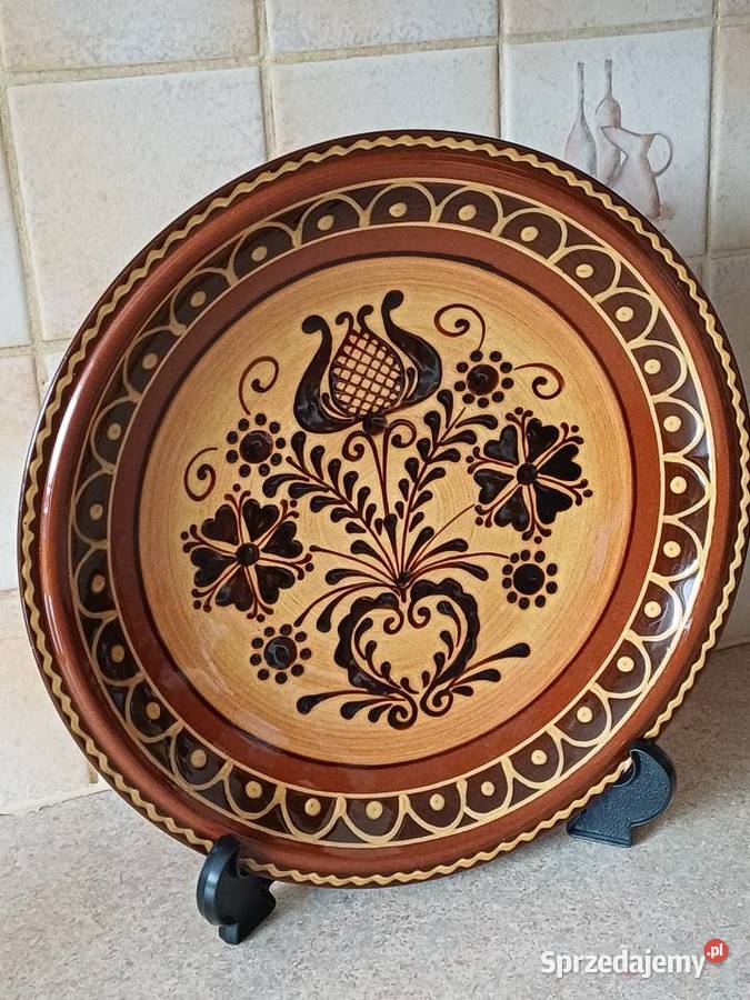 vintage duży talerz ozdobny Nowy Targ sprzedam