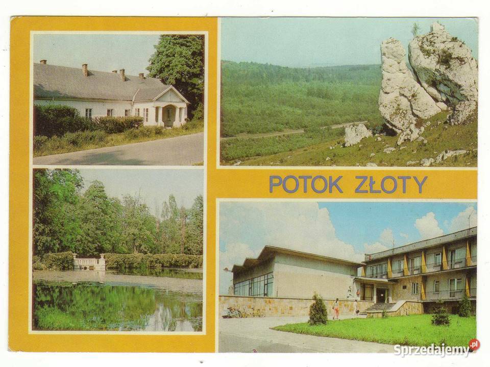 POTOK ZŁOTY POCZTÓWKA WIELOWIDOKOWA 3 Krynki