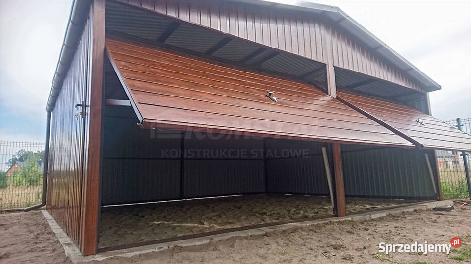 Mały Garaż Blaszany 4x6 Blaszak Garaże Romstal śląskie Żywiec