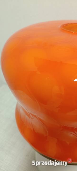 lampa stołowa szklana vintage design projekt łódzkie sprzedam