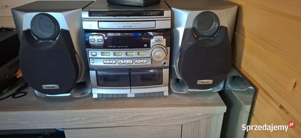 Wieża Philips Fw326 kolumny Wwa