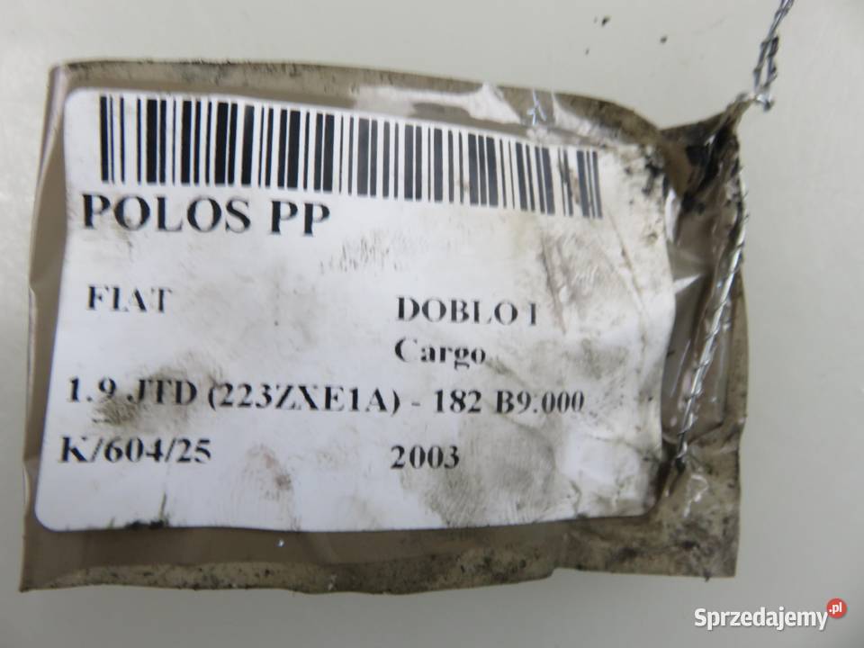 PÓŁOŚ PRAWA FIAT DOBLO I 19 JTD