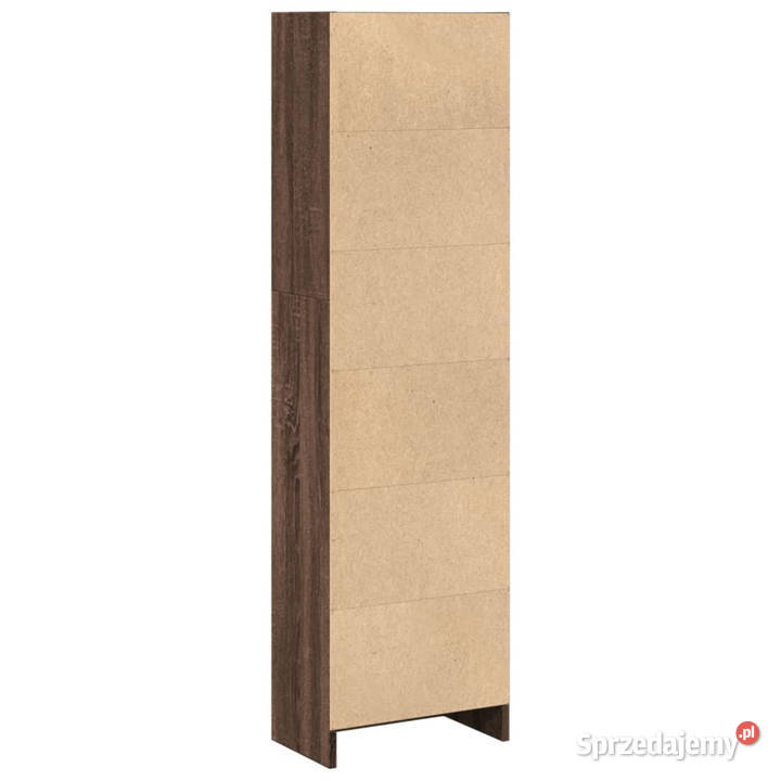 Regał brązowy dąb 40x24x143 materiał