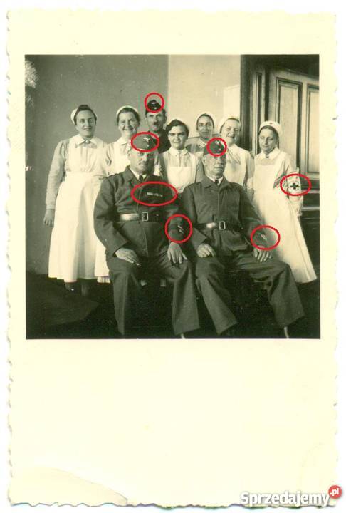 Obóz szpital odznaczenia żołnierz niemiecki 2 sprzedam