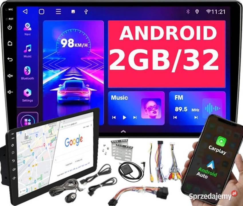 RADIO SAMOCHODOWE 2 DIN ANDROID AUTO RDS WIFI Zawiercie