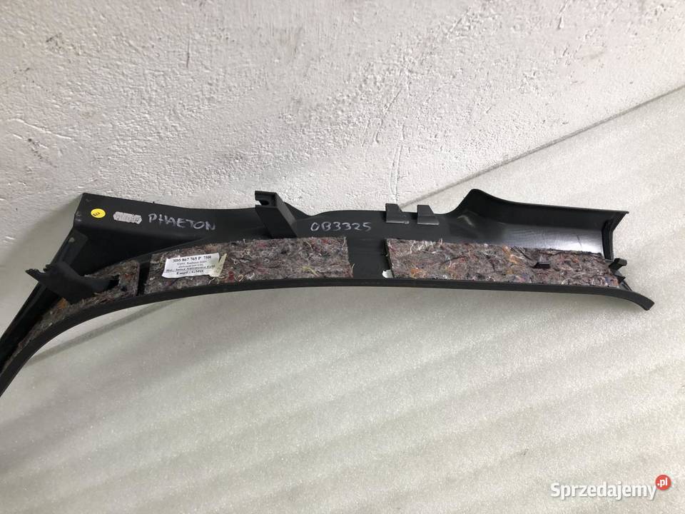 OSŁONA SŁUPKA LEWA 3D5867765P VW PHAETON wielkopolskie