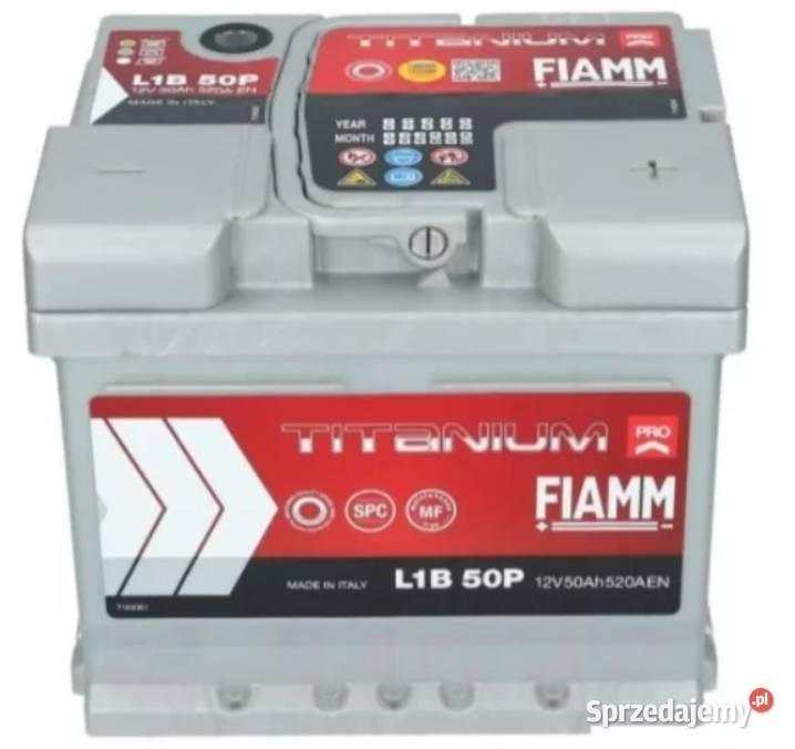 Akumulator FIAMM TITANIUM PRO 12V 50Ah 520A kujawsko-pomorskie sprzedam
