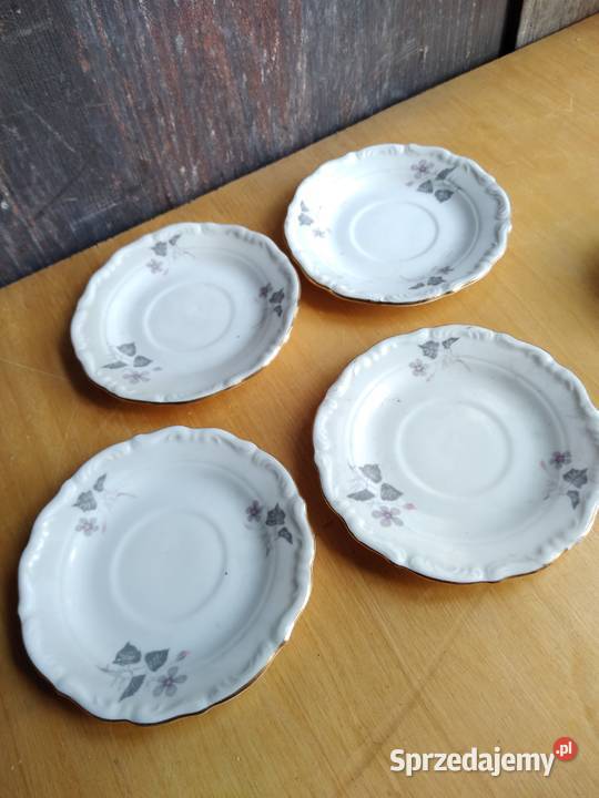 Stara porcelana Bogucice talerzyki pojemniczki Dąbrowa Górnicza