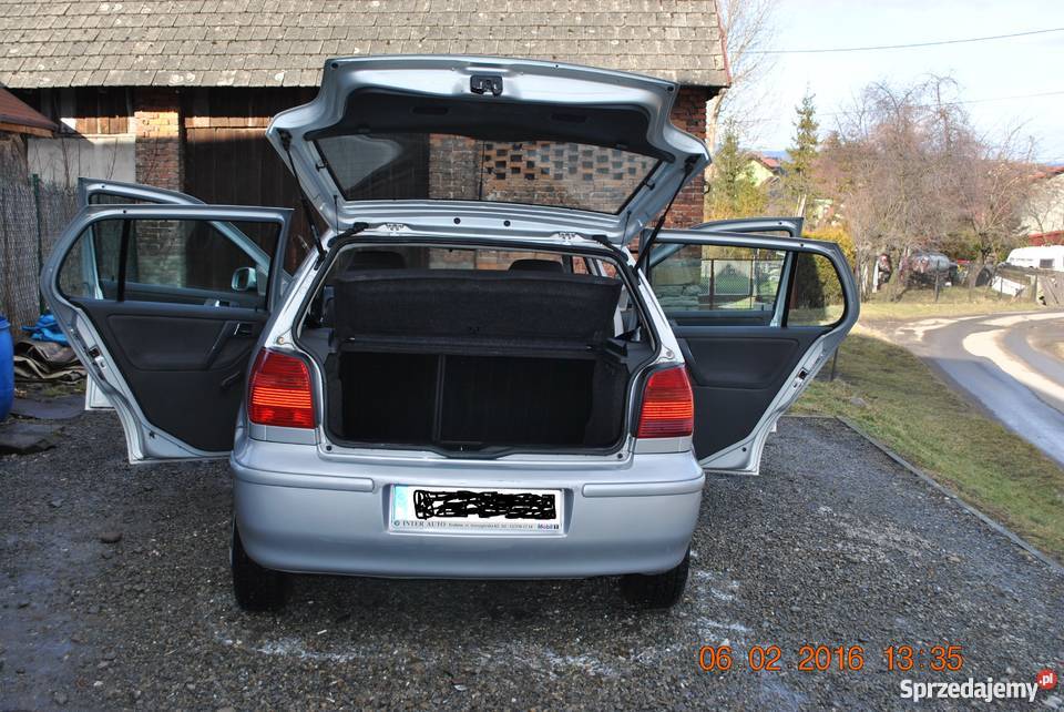 VV Polo 14 benzyna srebrny 2000 Hatchback śląskie Radziechowy sprzedam