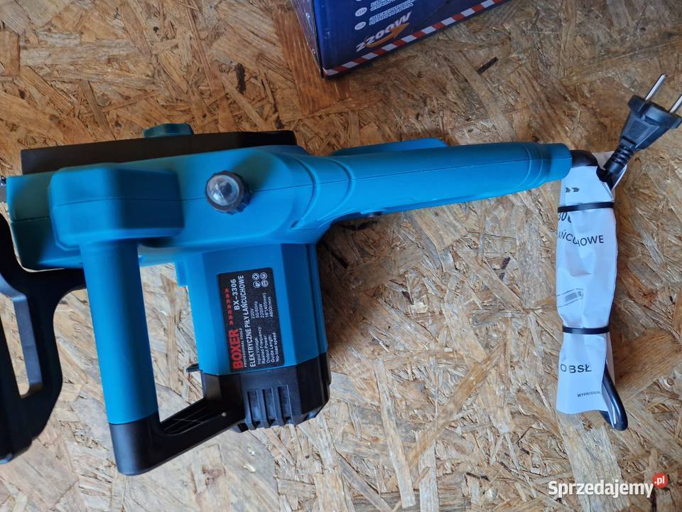 MOCNA PIŁA Elektryczna łańcuchowa DREWNA BOXER Głogowa