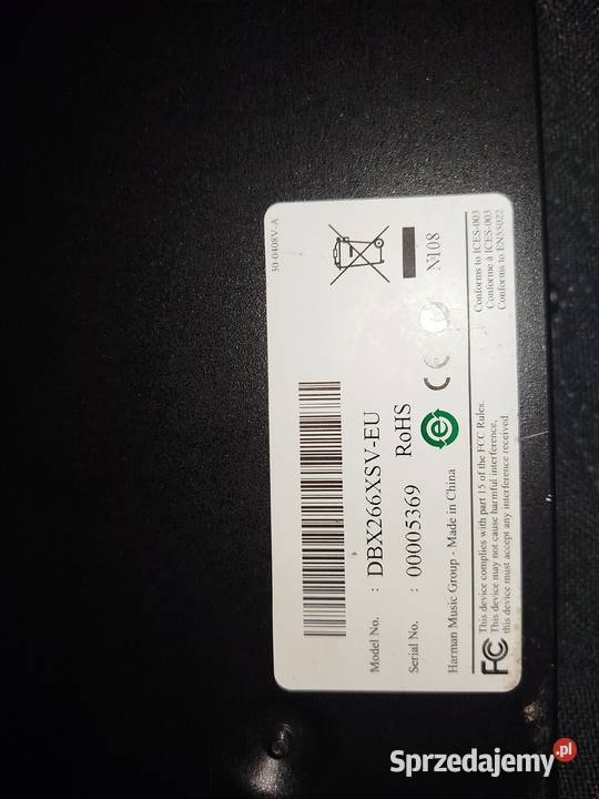 DBX 266XS kompresor gate expander 2kanałowy Muzyka Warszawa sprzedam