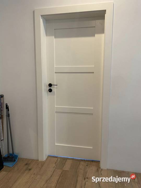 Drzwi z NAKŁADKĄ MASKUJĄCĄ Stare Metalowe Drzwi wewnętrzne Mielec sprzedam